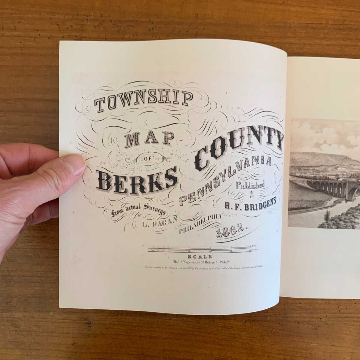 1862 Township Map and Atlas of Berks County, Pennsylvania