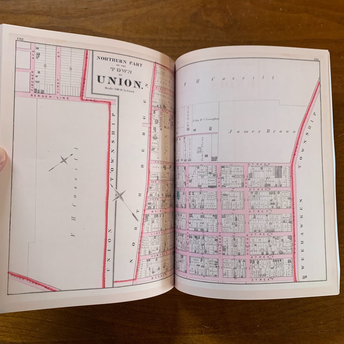 1873 Combined Atlas Of The State Of New Jersey and the County Hudson