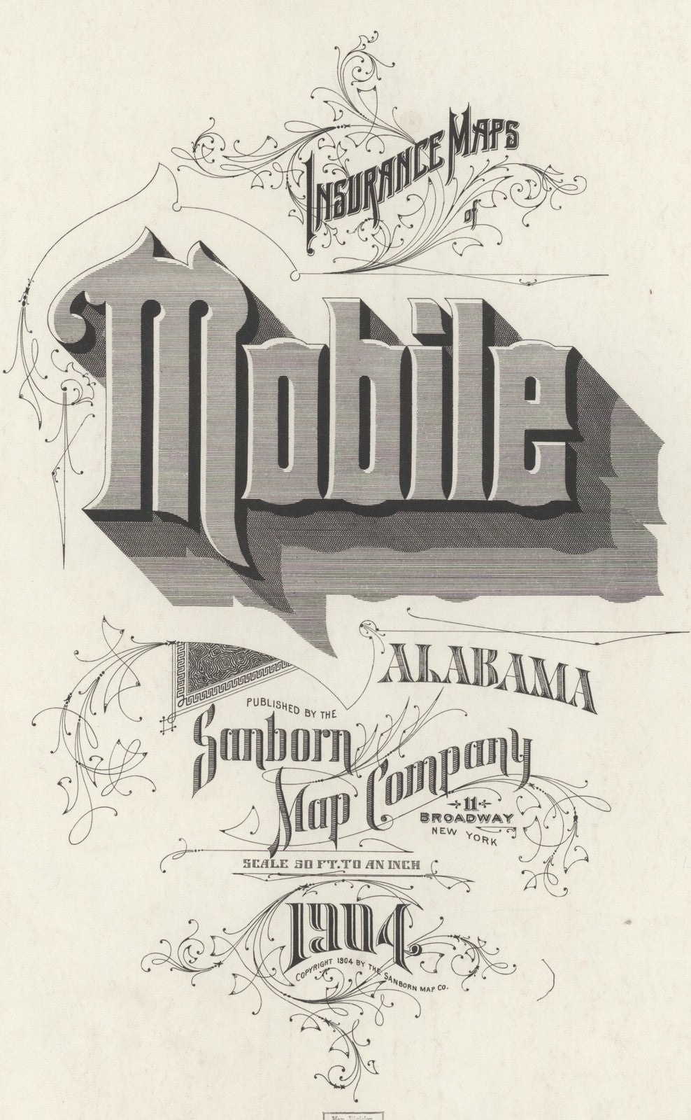 1904 Fire Insurance Maps and Atlas of Mobile, Alabama