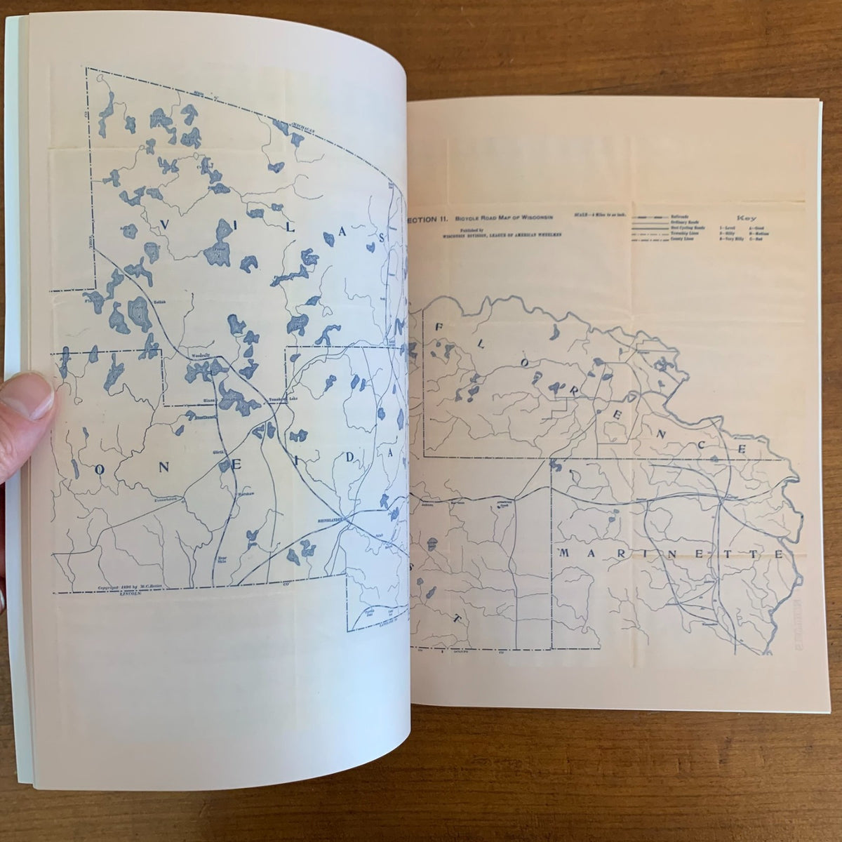 1897 Bicycle Road Maps and Atlas of Wisconsin