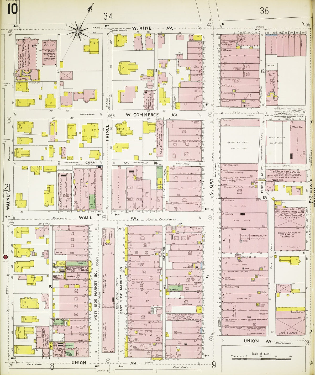 1903 Fire Insurance Maps and Atlas of Knoxville, Tennessee