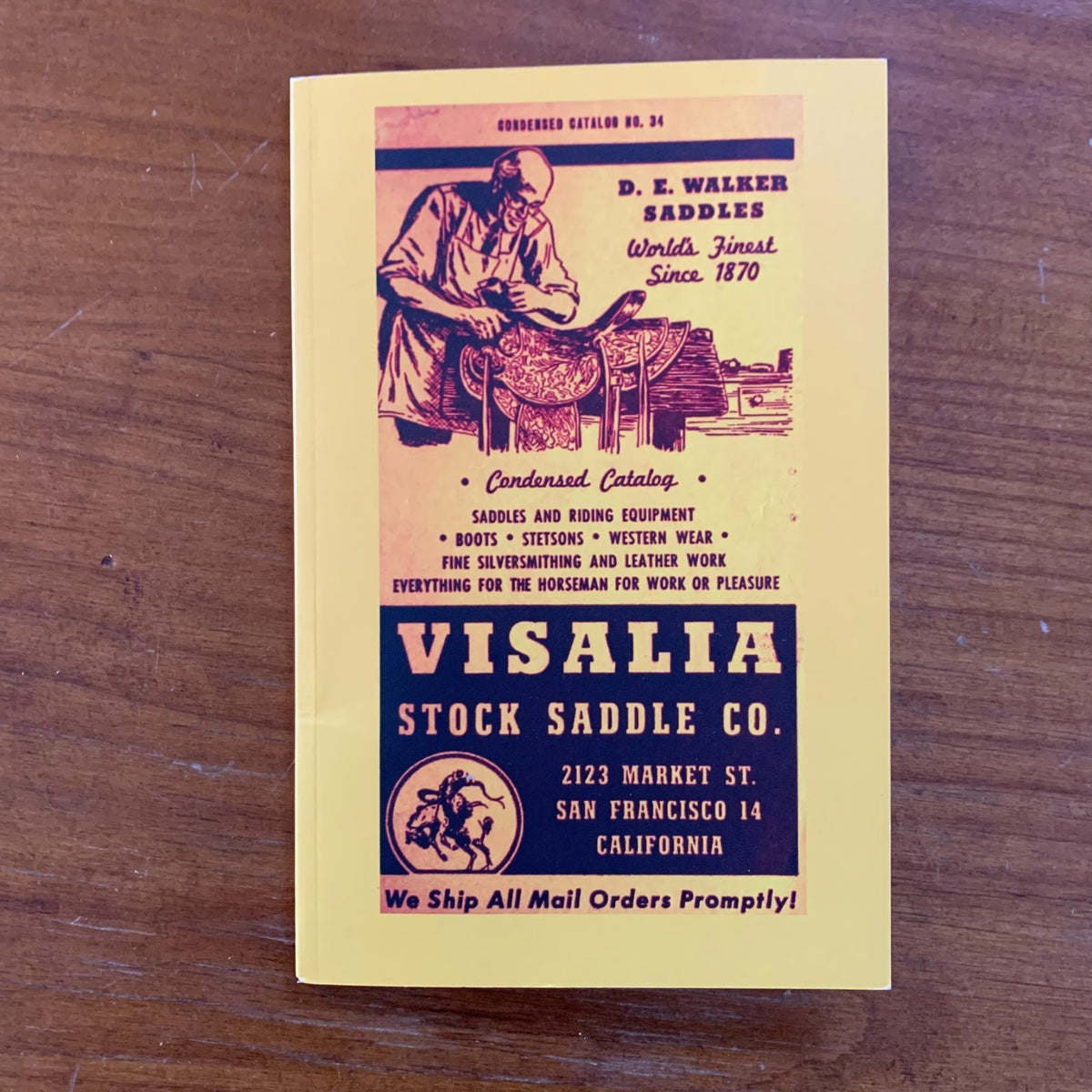Visalia Stock Saddle Company, San Francisco. Catalog, No. 34