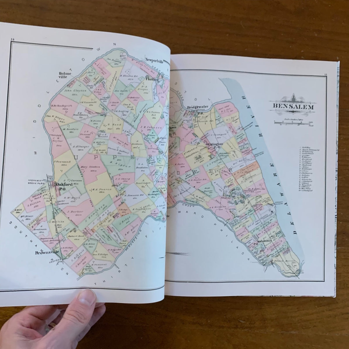 1891 Atlas of Bucks County, Pennsylvania