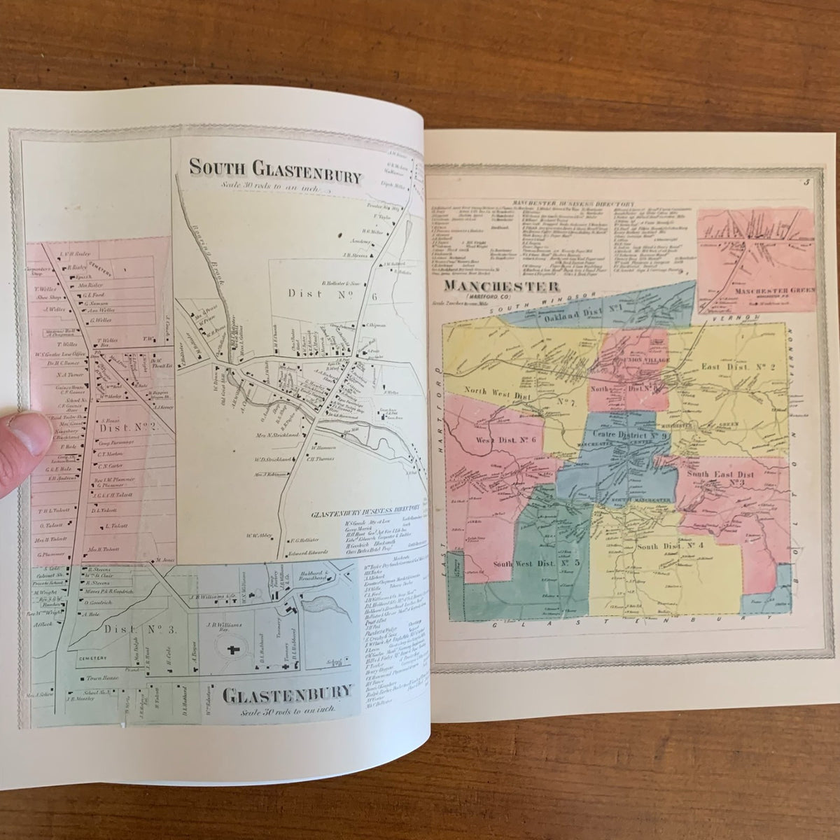 1869 Atlas of Hartford and Tolland Counties, Connecticut