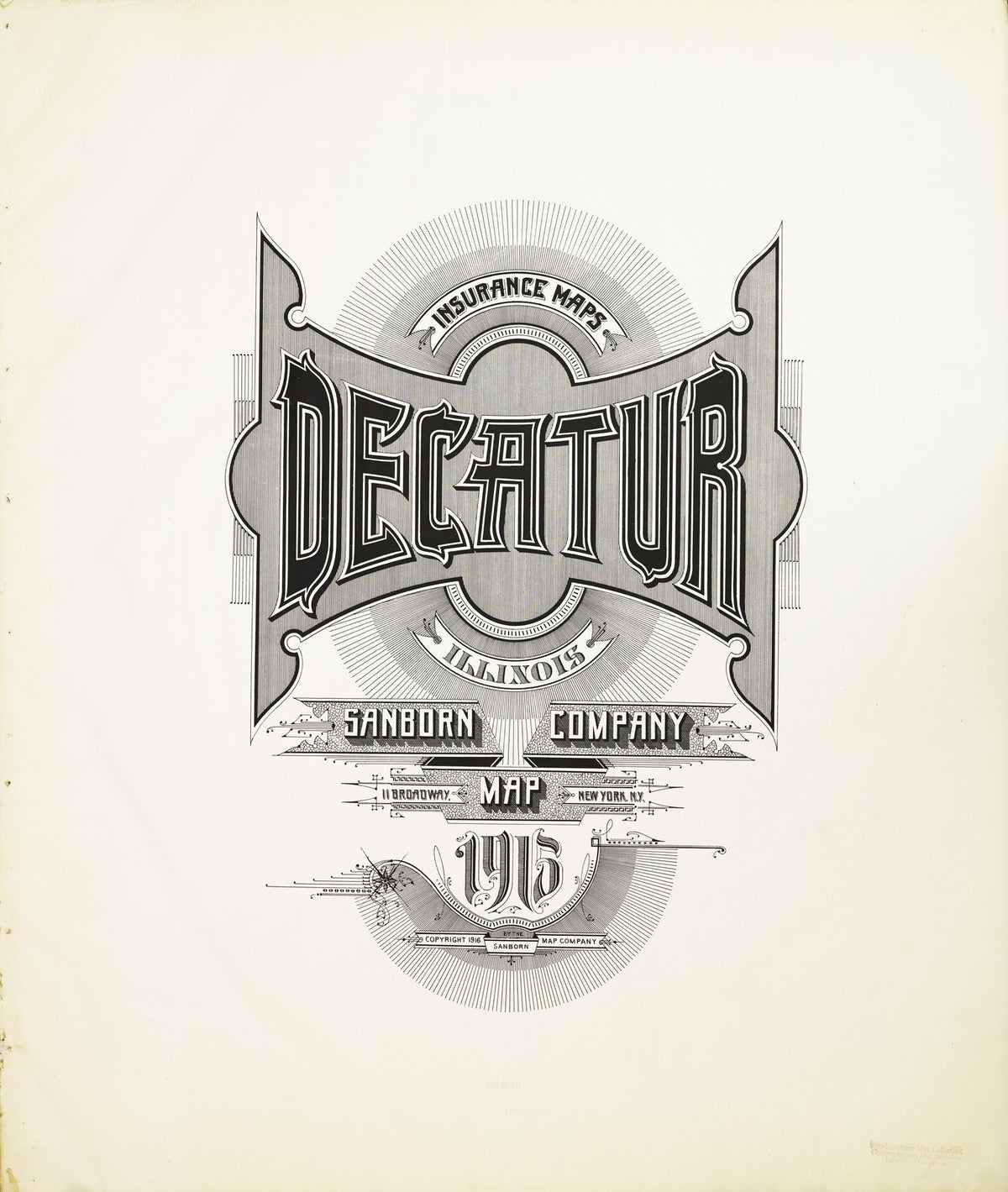 1915 Fire Insurance Maps and Atlas of Decatur, Illinois