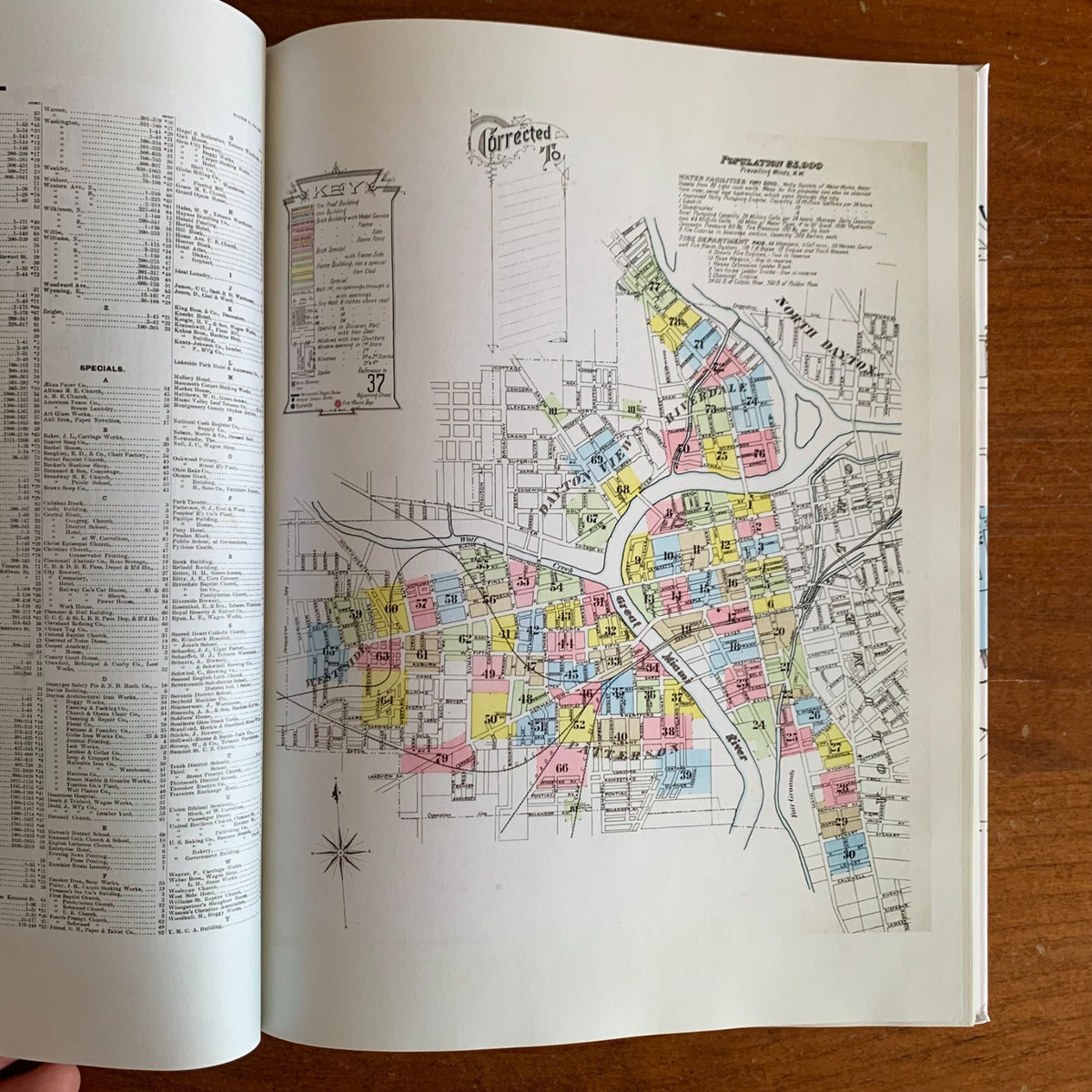 1897 Dayton, Ohio Sanborn Fire Insurance Maps and Atlas, Volume One