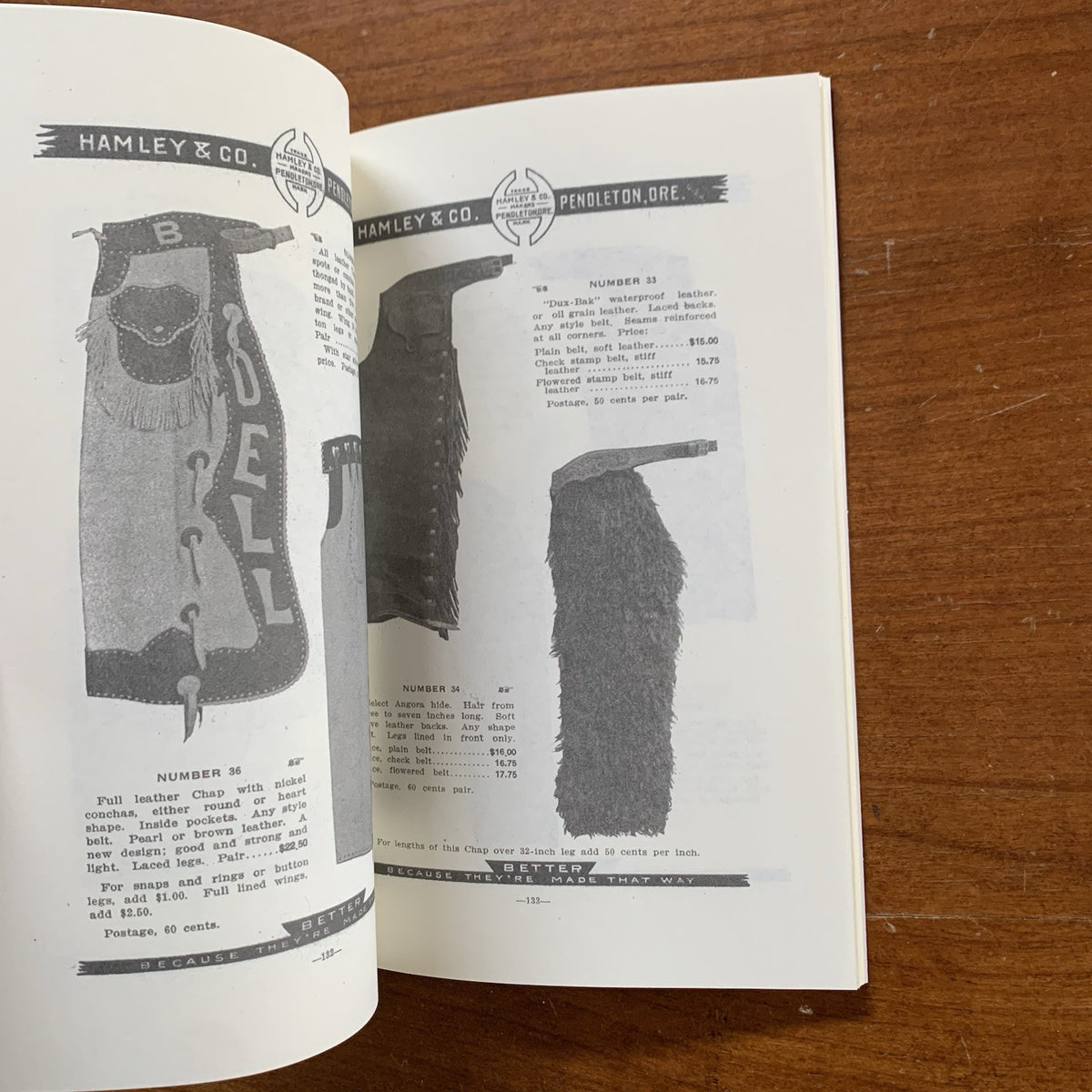 1915 Hamley Saddles Catalog No. 10