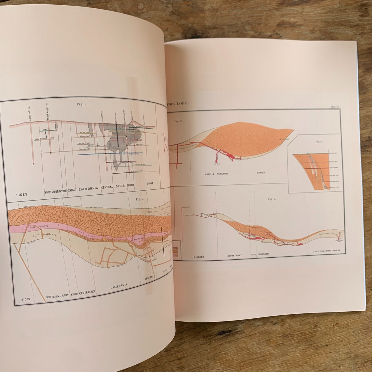 1870 Atlas on Mining Industry: The Comstock Lode