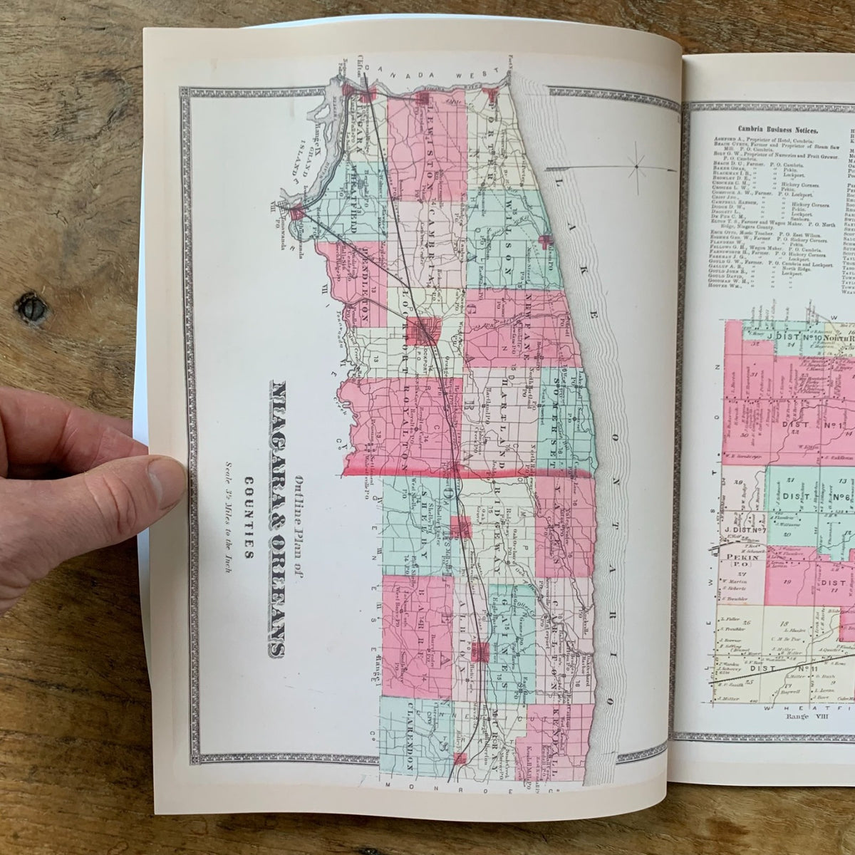 1875 Atlas of Niagara and Orleans Counties, New York