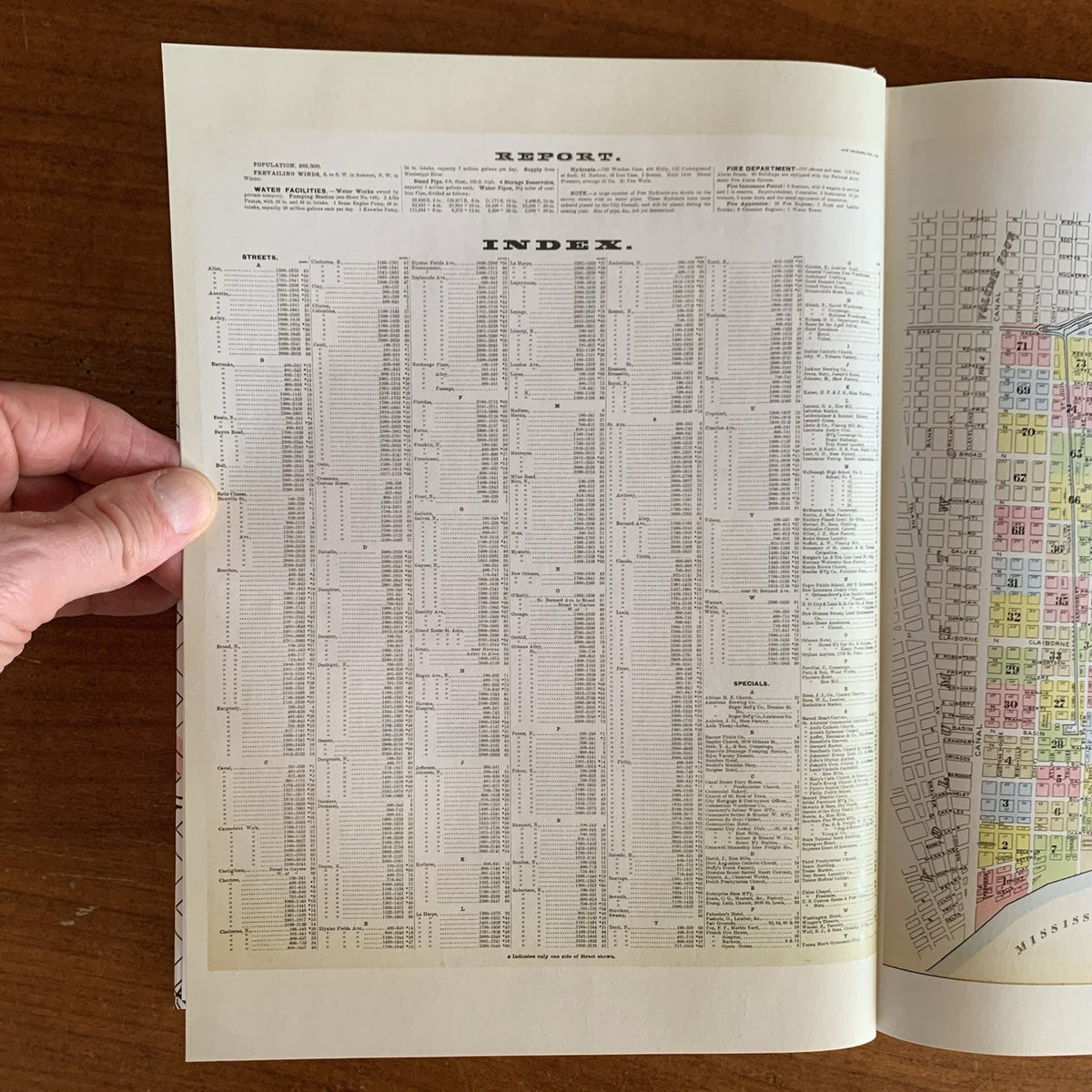 1896 New Orleans, Louisiana Sanborn Fire Insurance Maps and Atlas, Volume One