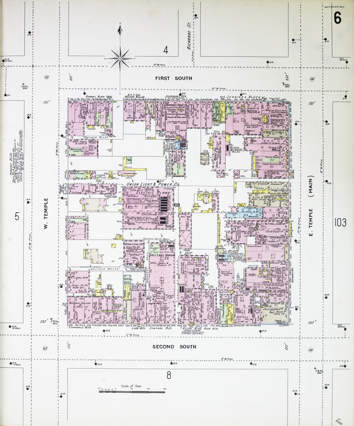 1898 Fire Insurance Maps and Atlas of Salt Lake City, Utah, Volume 1