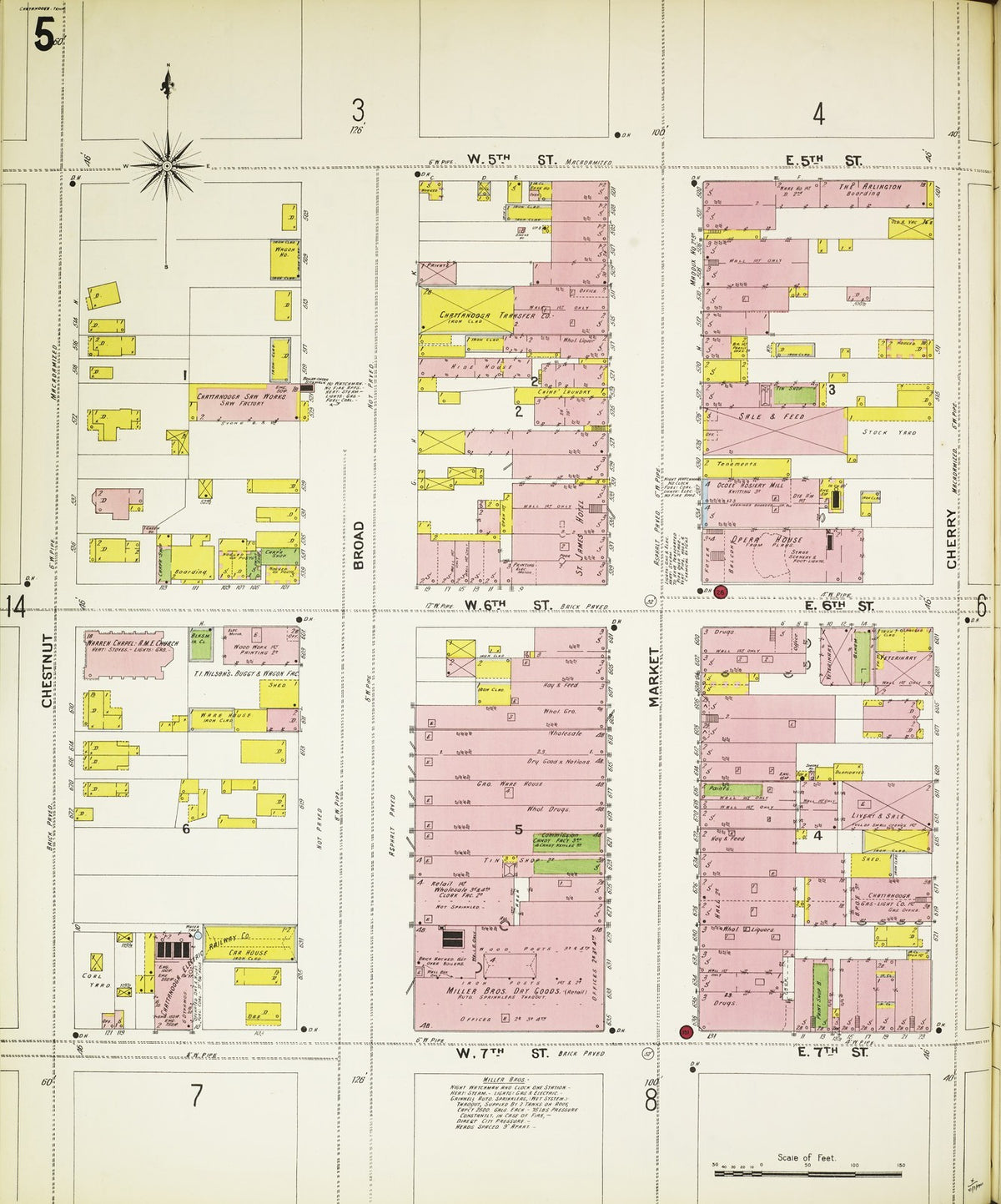 1901 Fire Insurance Maps and Atlas of Chattanooga, Tennessee
