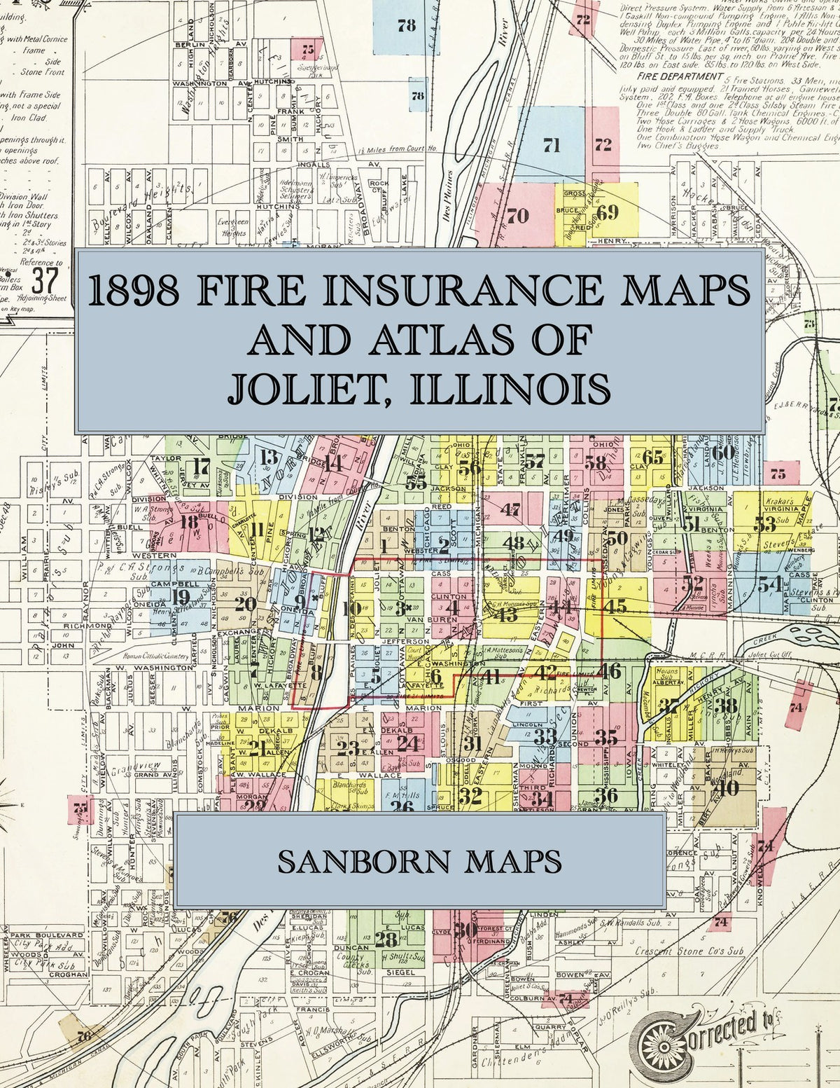 1898 Fire Insurance Maps and Atlas of Joliet, Illinois