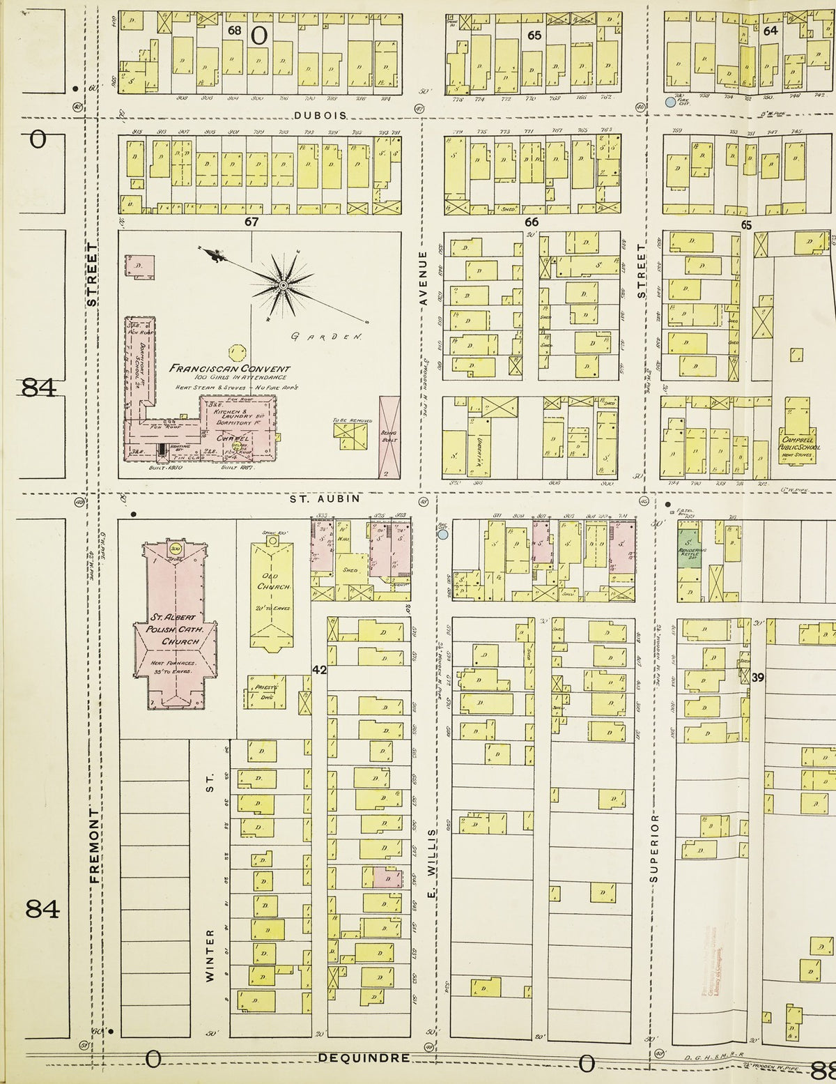 1889 Fire Insurance Maps and Atlas of Detroit, Michigan, Volume 3