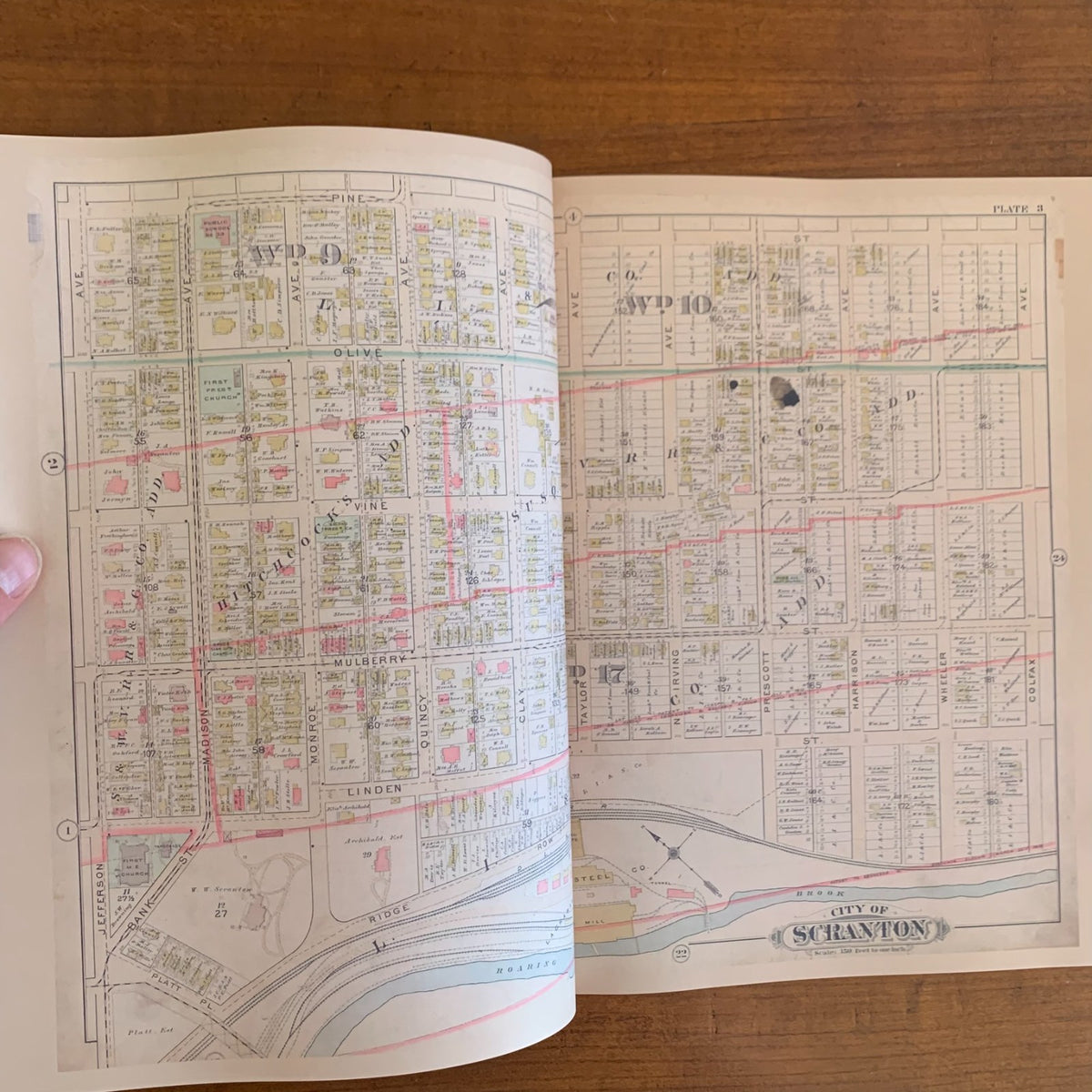 1898 Atlas of Surveys of the City of Scranton and Dunmore, Pennsylvania