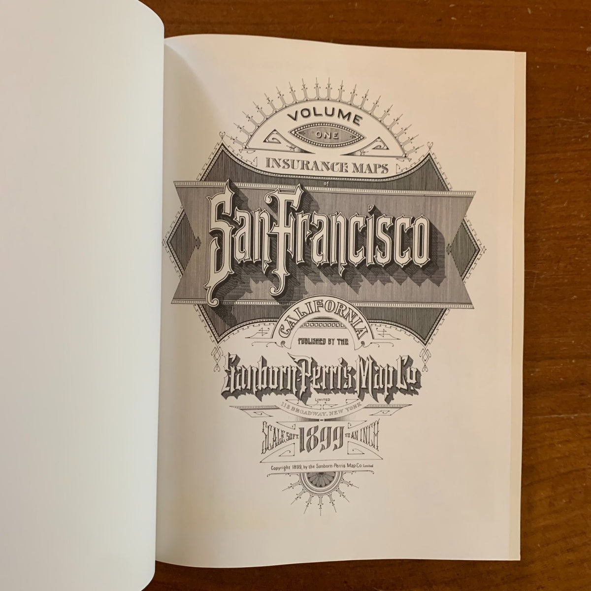 1899 San Francisco, California Sanborn Fire Insurance Maps and Atlas