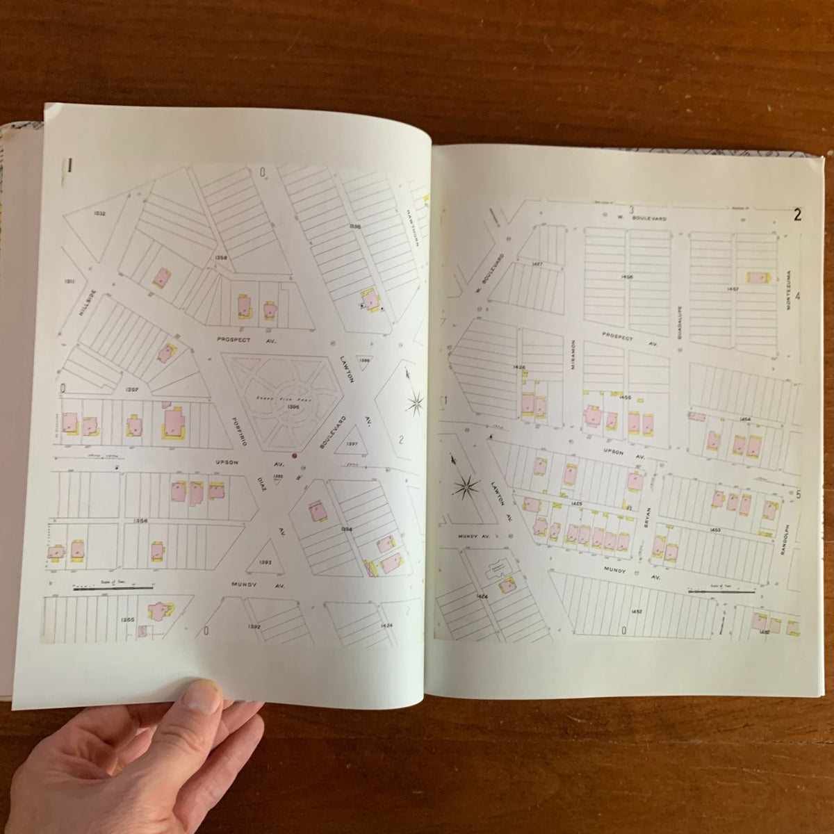 1908 El Paso, Texas Sanborn Fire Insurance Maps and Atlas