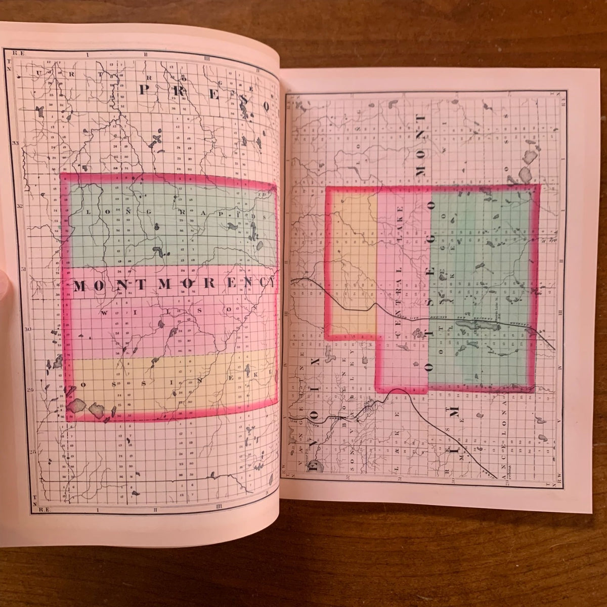 1873 Atlas of the State of Michigan