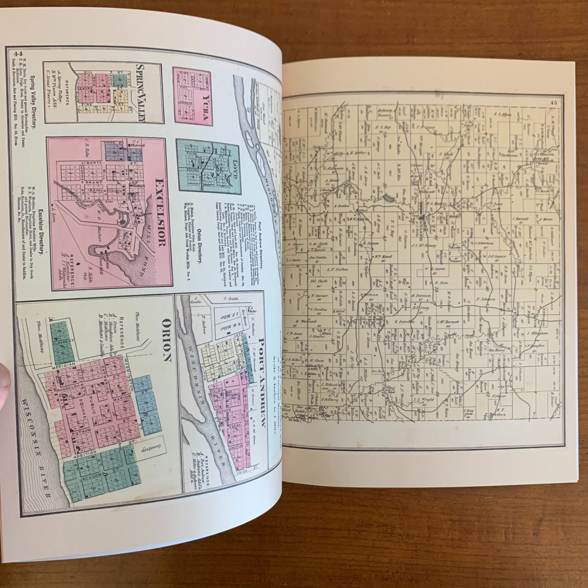 1874 Atlas of Richland County, Wisconsin