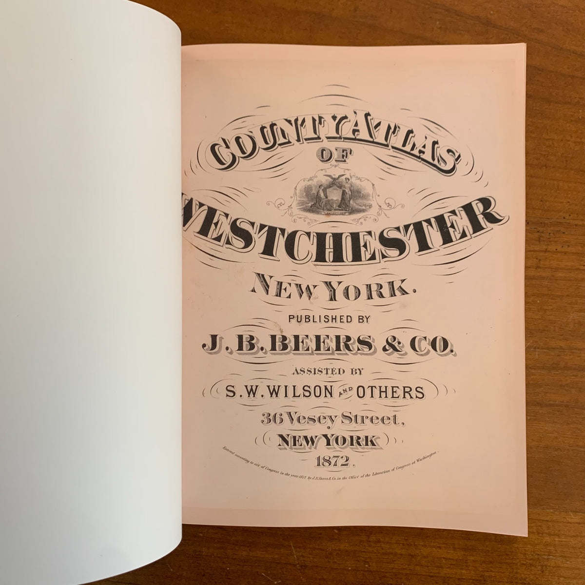 1872 County Atlas Of Westchester New York