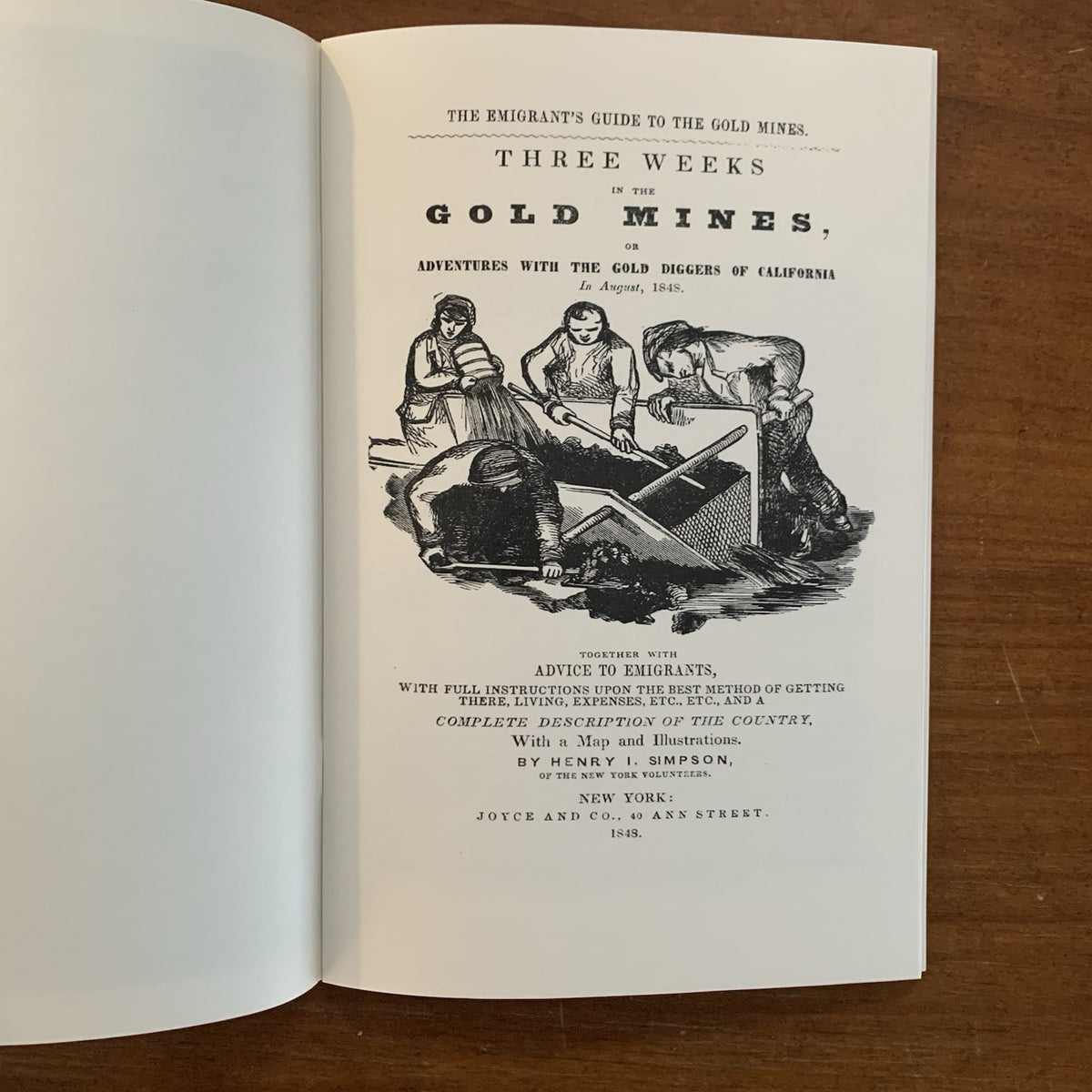 1848 Three Weeks in the Gold Mines: Adventures with Gold Diggers of California