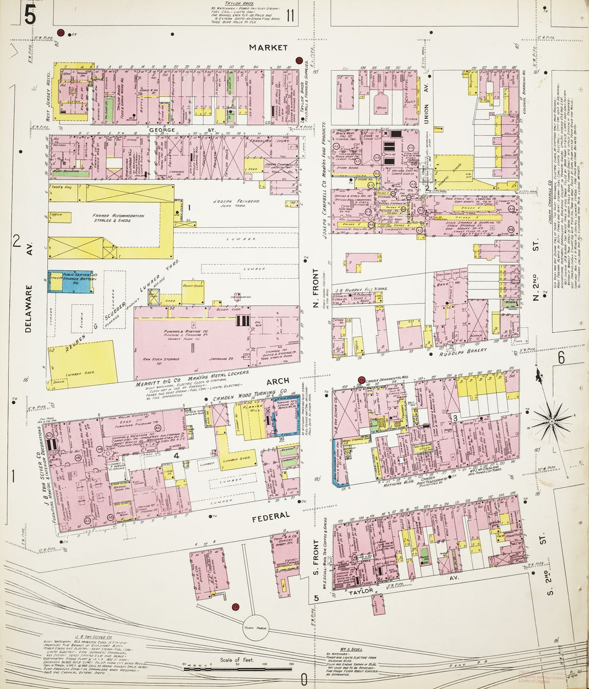 1906 Fire Insurance Maps and Atlas of Camden, New Jersey, Volume 1