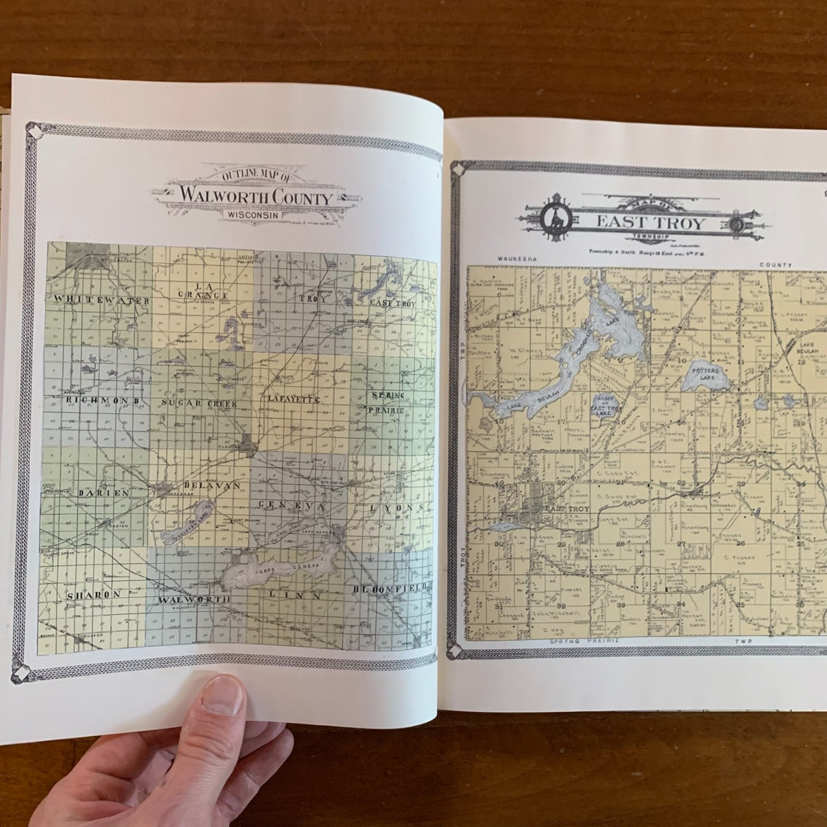 1907 Standard Atlas of Walworth County, Wisconsin