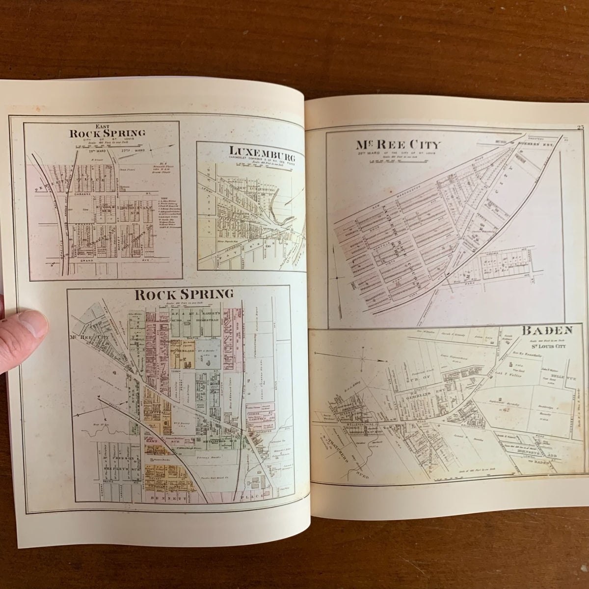 1878 Pitzman's Atlas of St. Louis City and County, Missouri